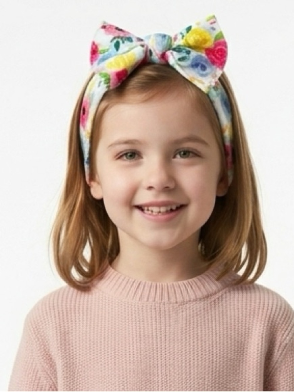Baby bling floral Print headband